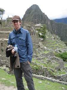 Machu Picchu Adam at Machu Picchu - on an adventure.