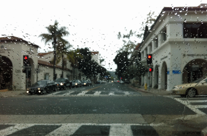 what do do when it rains in santa barbara