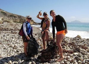 Amy and Guides at Channel Islands