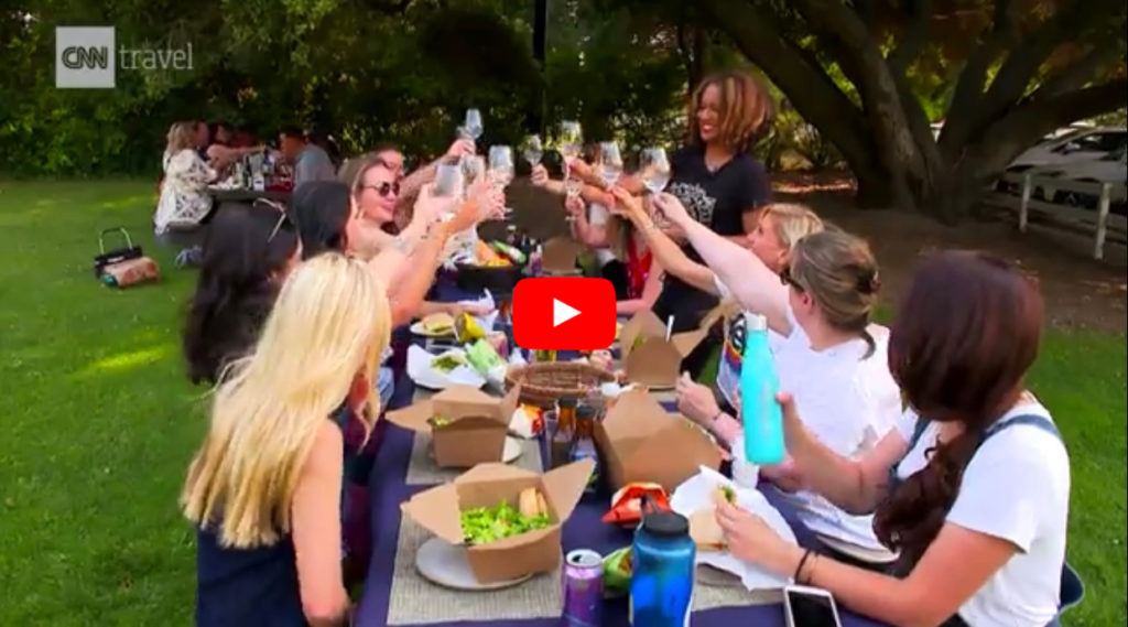 CNN Travel Featuring Bike and Wine Tour