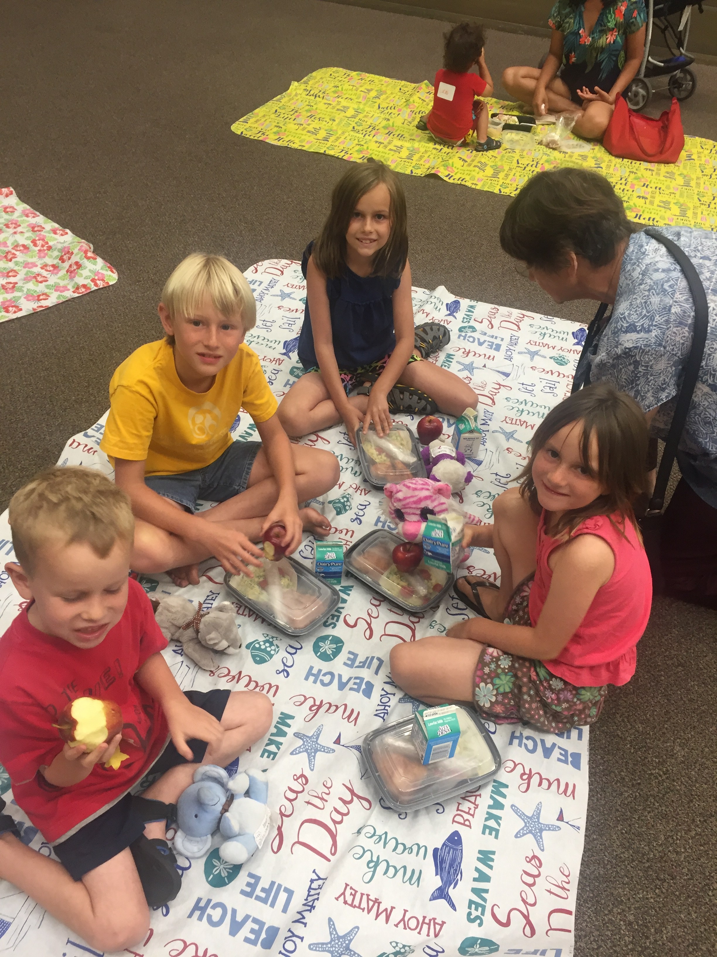 Serving Food at Picnic in the Park!