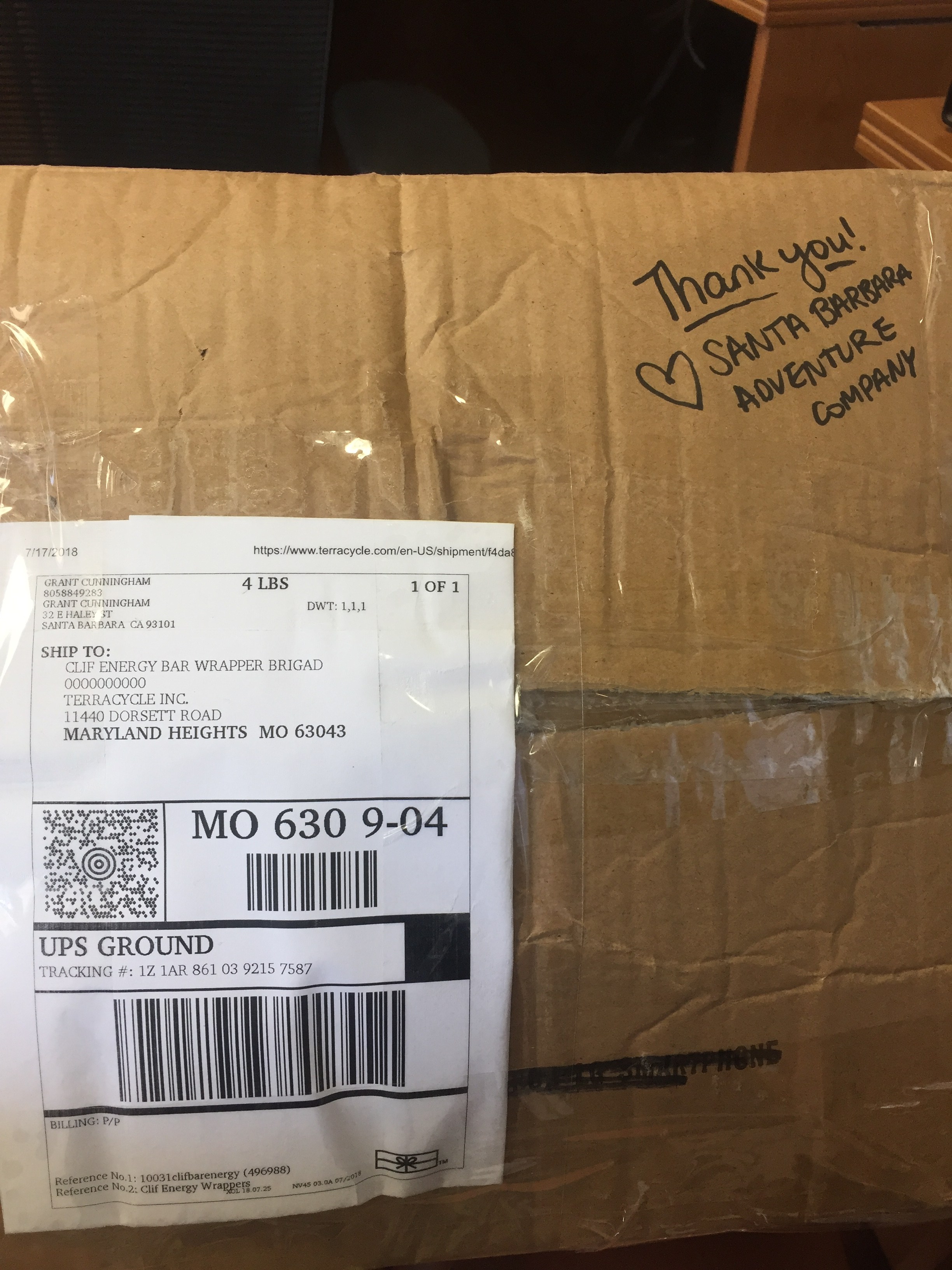 Recycling Energy Bar Wrappers with TerraCycle