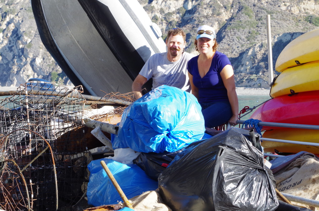 santa cruz island trash cleanup
