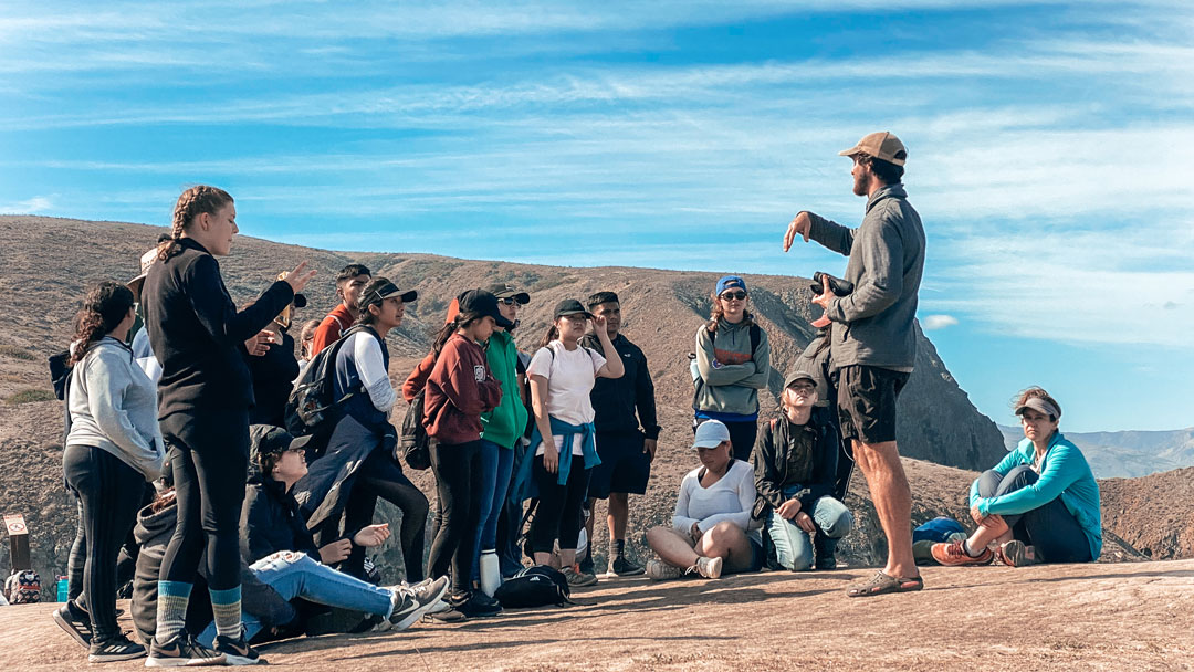 Outdoor education school trip to the Channel Islands
