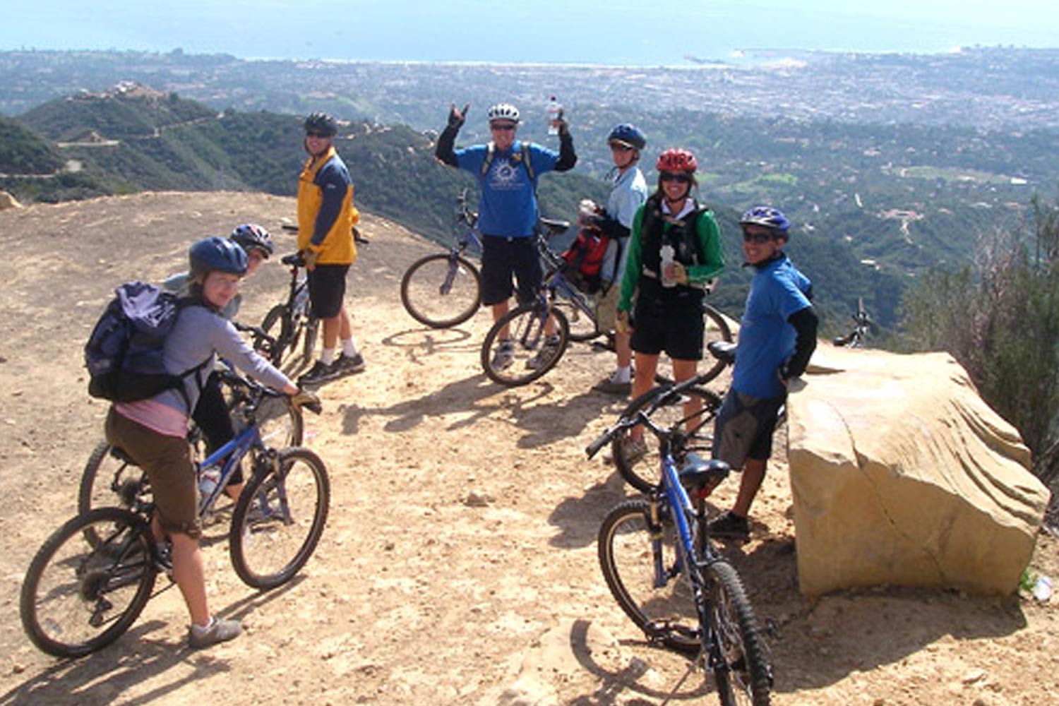 team building hiking and biking