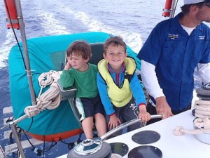 snorkling with children