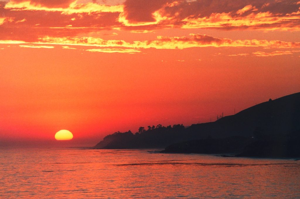 sunset kayak with mom
